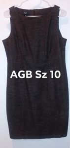Dark brown AGB sleeveless dress